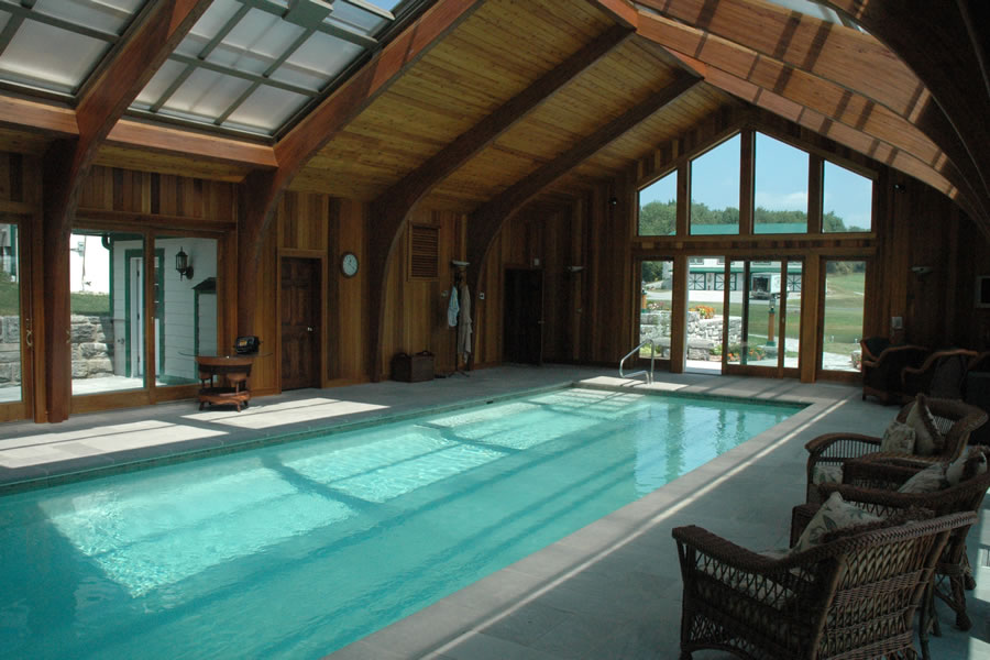 Indoor Pool Sparta, New Jersey Residential Pool Design by Omega Pool Structures, Inc