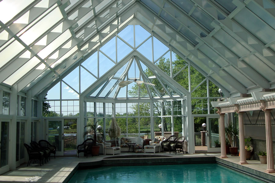 Indoor Pool and Spa Little Silver, New Jersey   Residential Pool Design by Omega Pool Structures, Inc