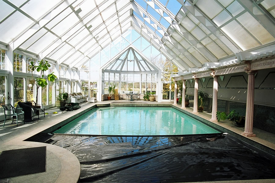 Indoor Pool and Spa Little Silver, New Jersey   Residential Pool Design by Omega Pool Structures, Inc